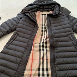 Burberry Brit Colbrooke Channel Quilt Down Coat XL